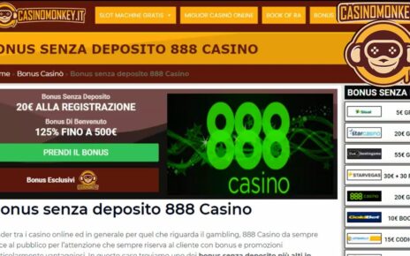 bonus senza deposito – bonus 888casino