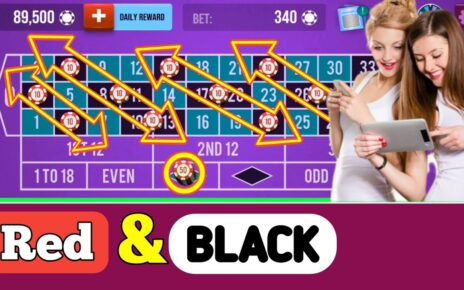 carmine & Black Best Straight | How To Earn Money Online Casino  | Roulette Strategy To Win | Roulette