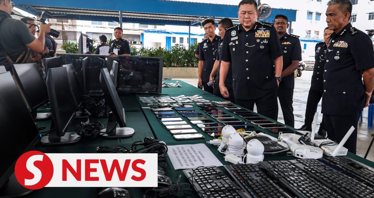 constabulary cripple online gambling syndicate in Penang