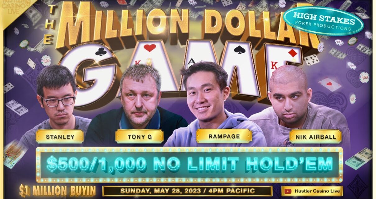  ane thousand thousand BUYIN! Rampage, Nik Airball, Tony G, Wesley, Handz, Stanley Tang! THE ane thousand thousand DOLLAR GAME