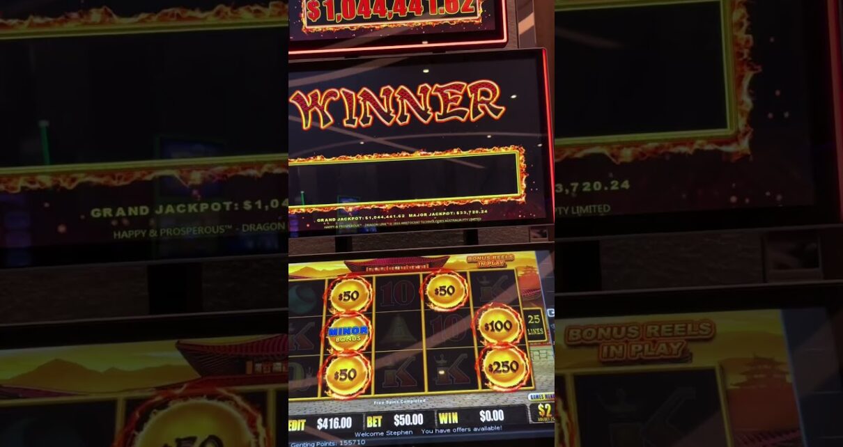 ,000 MASSIVE JACKPOT! #casino #jackpot