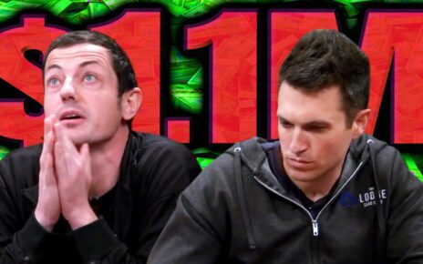 .1 1000000 POT!! Doug Polk Calls Clock on Tom Dwan