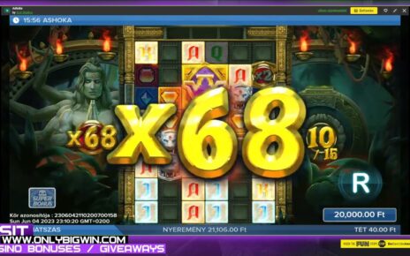 1925x BIG WIN on Ashoka Online Casino Slot by #elkstudios