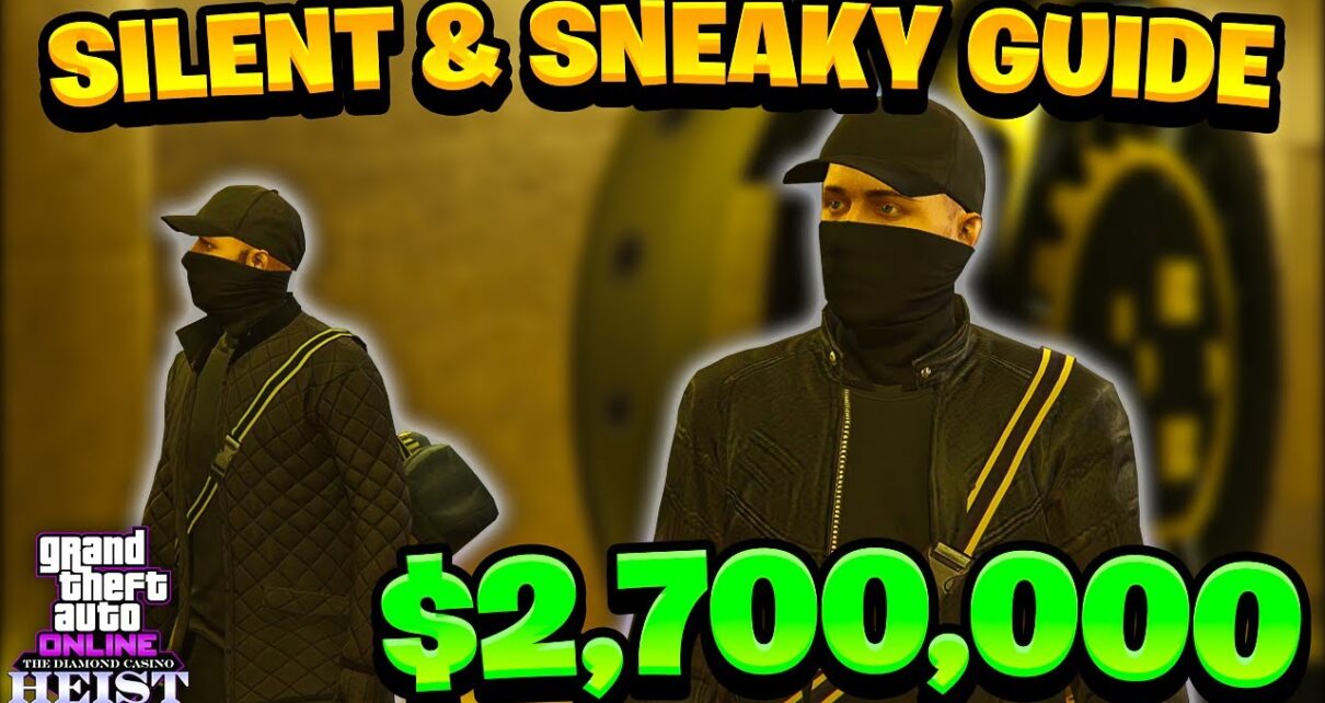 2 participant Casino Heist Silent & Sneaky Step By Step Walkthrough (GTA Online Diamond Casino 2023)