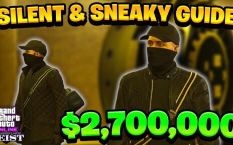 2 participant Casino Heist Silent & Sneaky Step By Step Walkthrough (GTA Online Diamond Casino 2023)