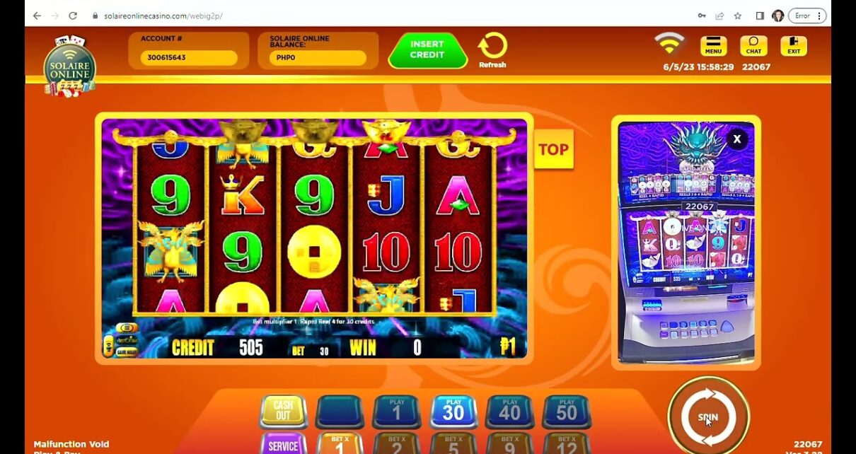 5 Dragons Rapid Solaire Online Casino. Quick play with Php 30 bet. Still no Luck.