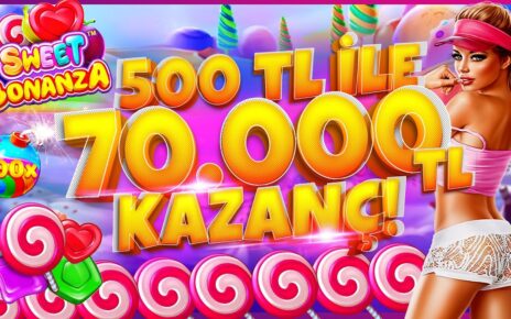 500 TL KÜÇÜK KASA İLE REKOR KAZANÇ! – SWEET BONANZA #sweetbonanza #casino #slot #slotoyunları