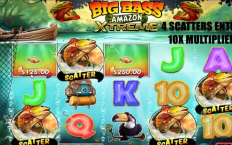 BIG BASS AMAZON XTREME 4 SCASTTERS 10X MULTIPLIER – BONUS BUY ONLINE CASINO ONLINE SLOT