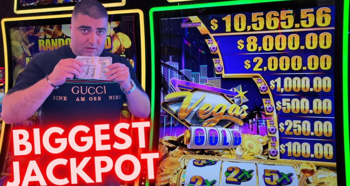 BIGGEST JACKPOT On Brand New Slot Machine At Casino