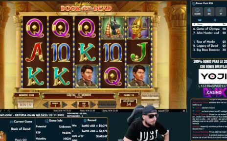 BONUSHUNT 25K – PE YOJICASINO – AVEM SPECIALE  @DMX Casino