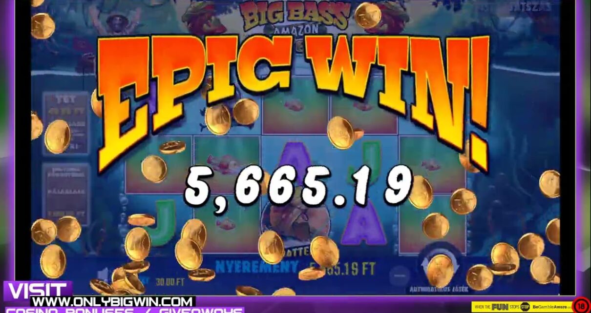 Big Bass Amazon Xtreme – Slot can do this??? Online Casino Slot Base Game Hit