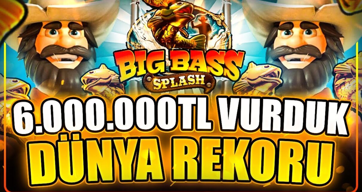 Big Bass Splash Max Win | 6.000.000 TL DÜNYA REKORU | HASAN’A 10x İLE MAX WİN KOYDUK