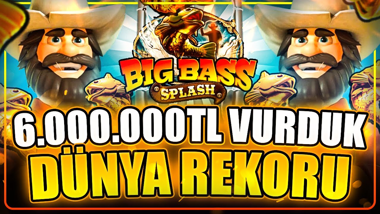 Big Bass Splash Max Win | 6.000.000 TL DÜNYA REKORU | HASAN'A 10x İLE MAX WİN KOYDUK