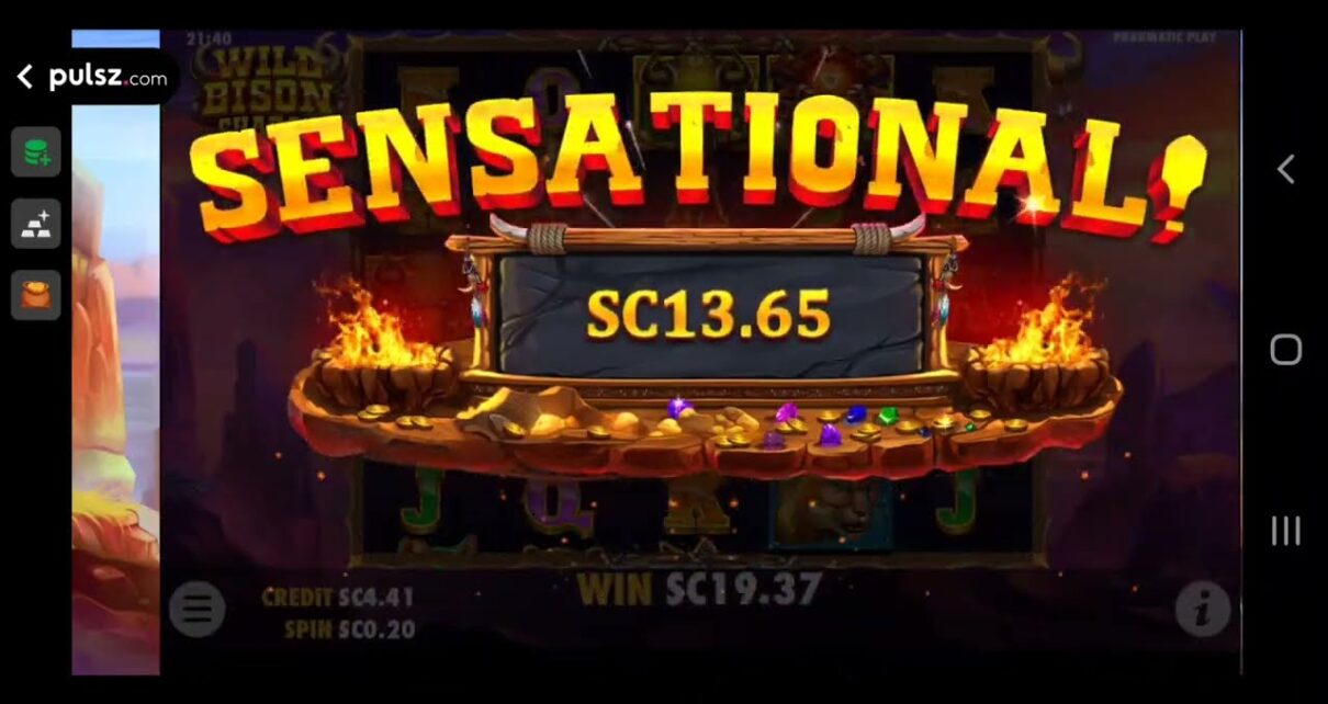 Big wins on Pulsz! Online casino playing with existent money. Just bonuses. ??