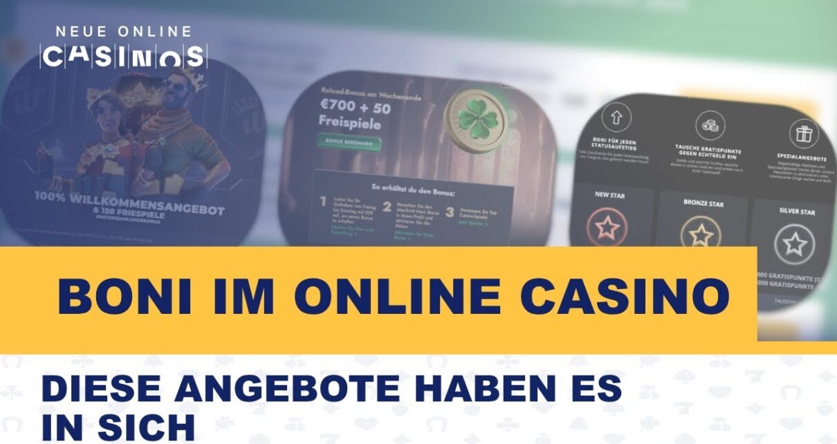 Boni im Online Casino Boni im Online Casino