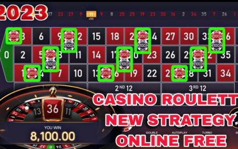 CASINO ROULETTE NEW STRATEGY |  ONLINE EARNING GAME | FREE ONLINE CASINO ROULETTE STRATEGY ONLINE