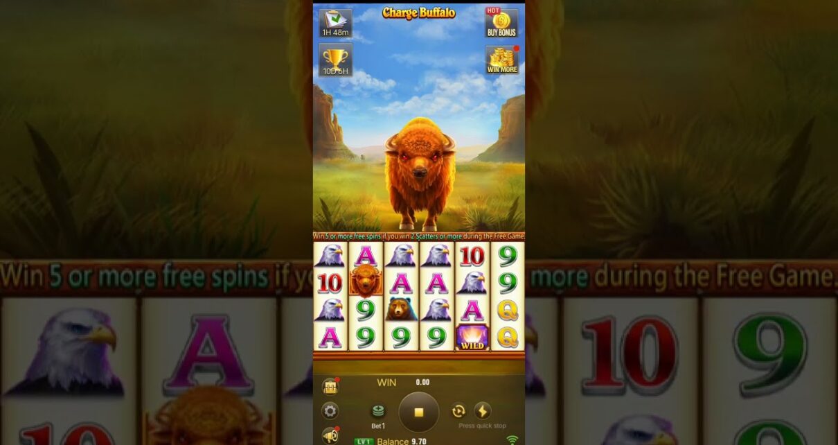 Charge buffalo online casino slots #trendingnow #onlinecasino