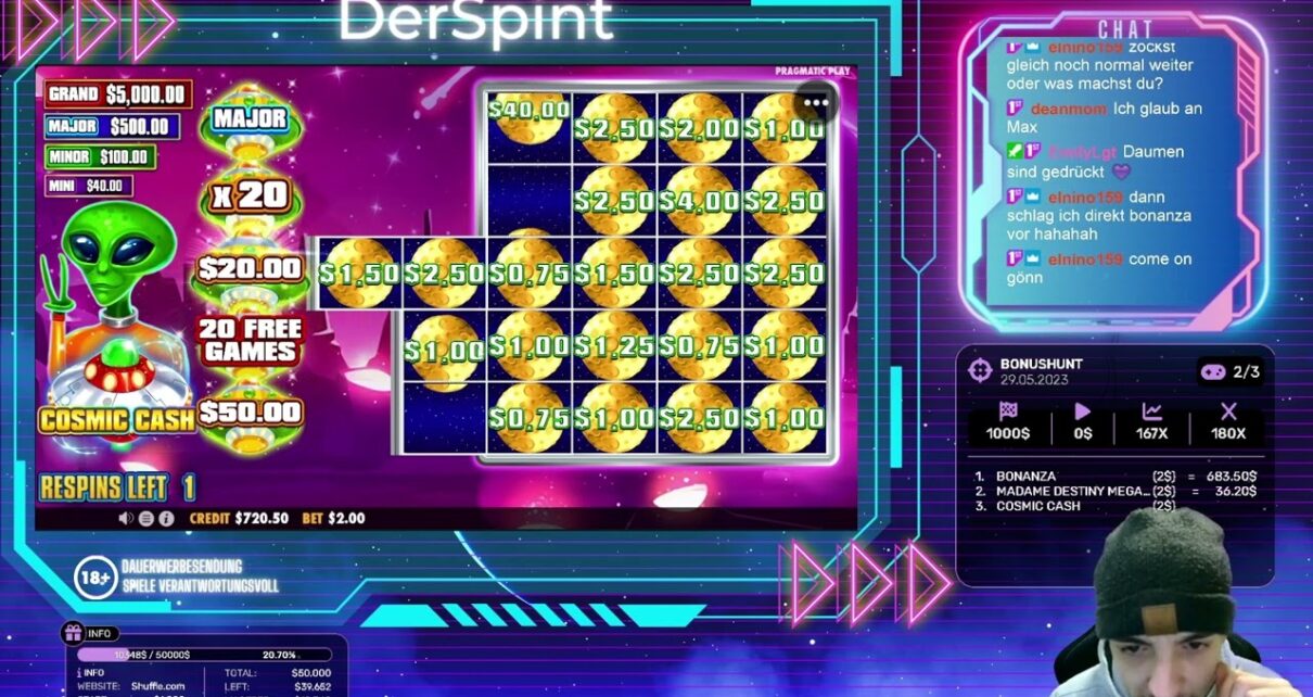 Cosmic Cash BIG WIN!┃Online Casino