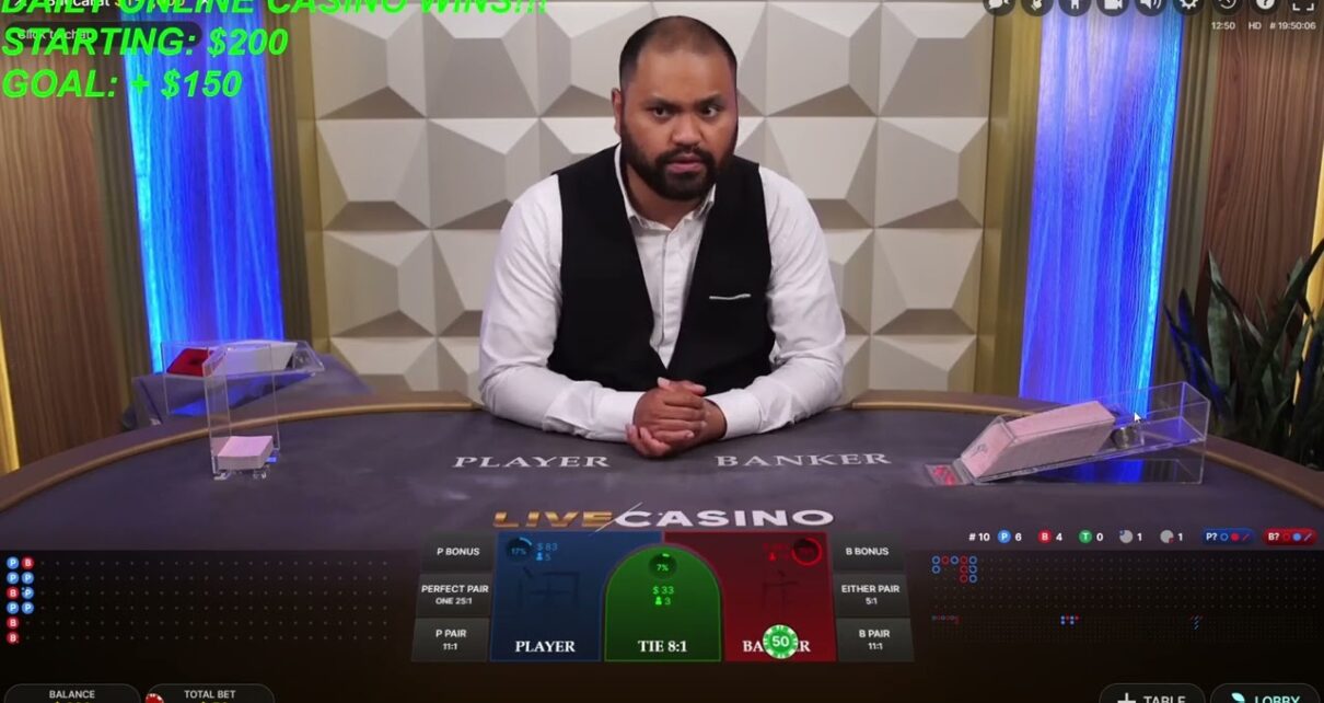 DAY (5) – GOAL REACHED!!! Online Casino Baccrat ~ QUICK WINS