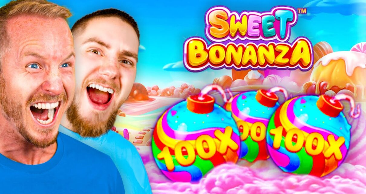 DET REGNAR MULTIPLIERS i Sweet Bonanza BIG WIN hos Snabbare Casino