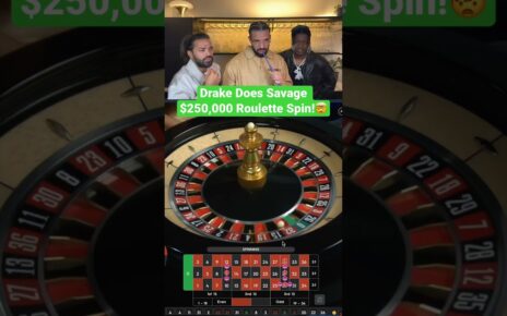 Drake Does Savage 0,000 Roulette Spin! #drake #roulette #lilyachty #maxwin #casino #bigwin