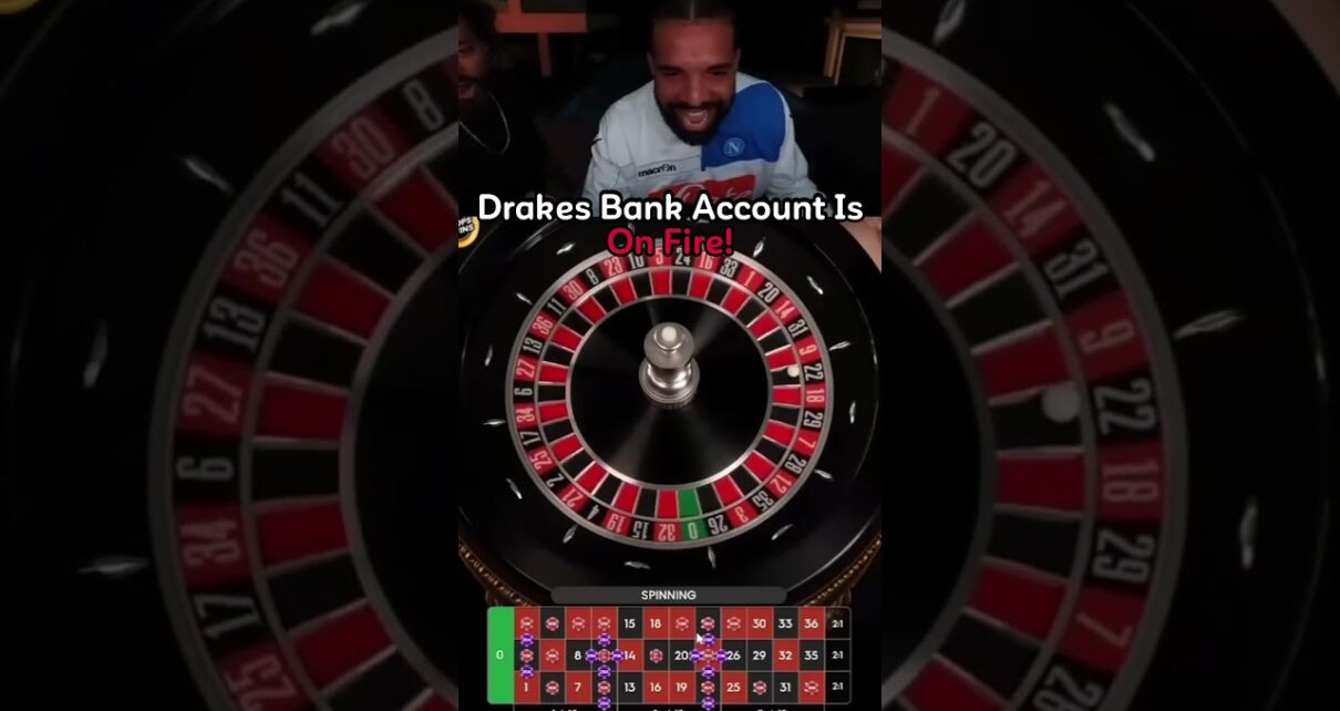 Drakes Bank Account Is On FIRE! #drake #roulette #gambling #casino #bigwin #maxwin