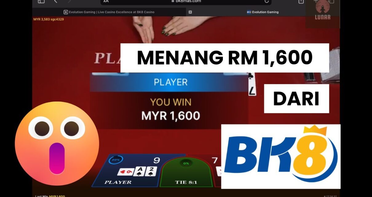 Evolution Gaming | Saya Menang RM 1600 dalam Online Casino