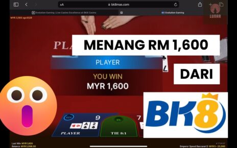 Evolution Gaming | Saya Menang RM 1600 dalam Online Casino