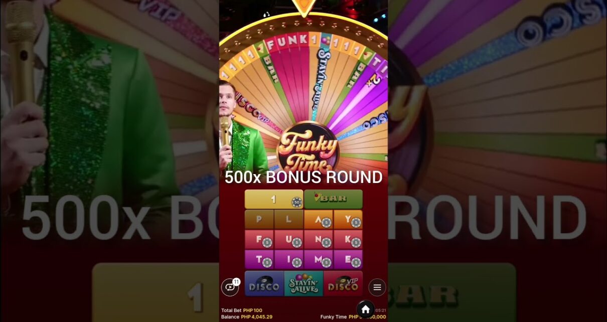 FUNKY TIME BUNOS circular 500x / #Evolution #Gaming #Live #Casino #Online