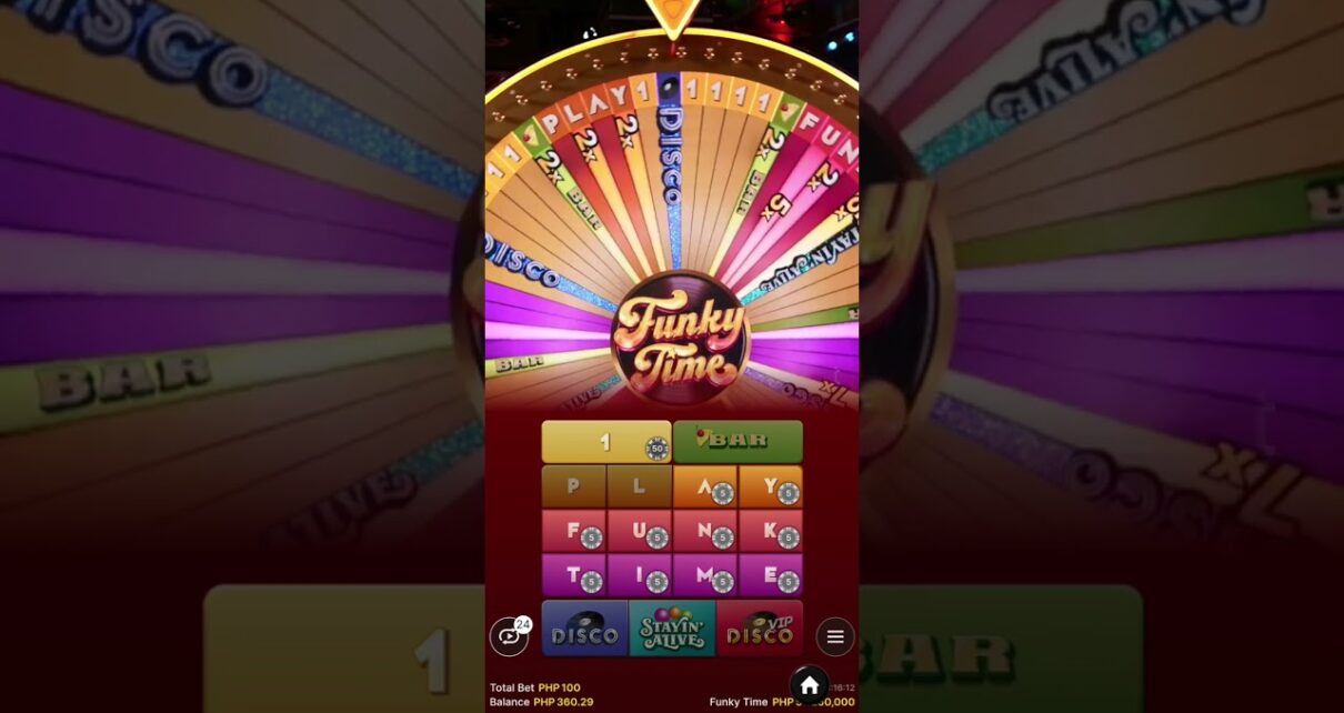 FUNKY TIME LETTER U 125X BUNOS circular / #Evolution #Gaming #Live #Casino #Online