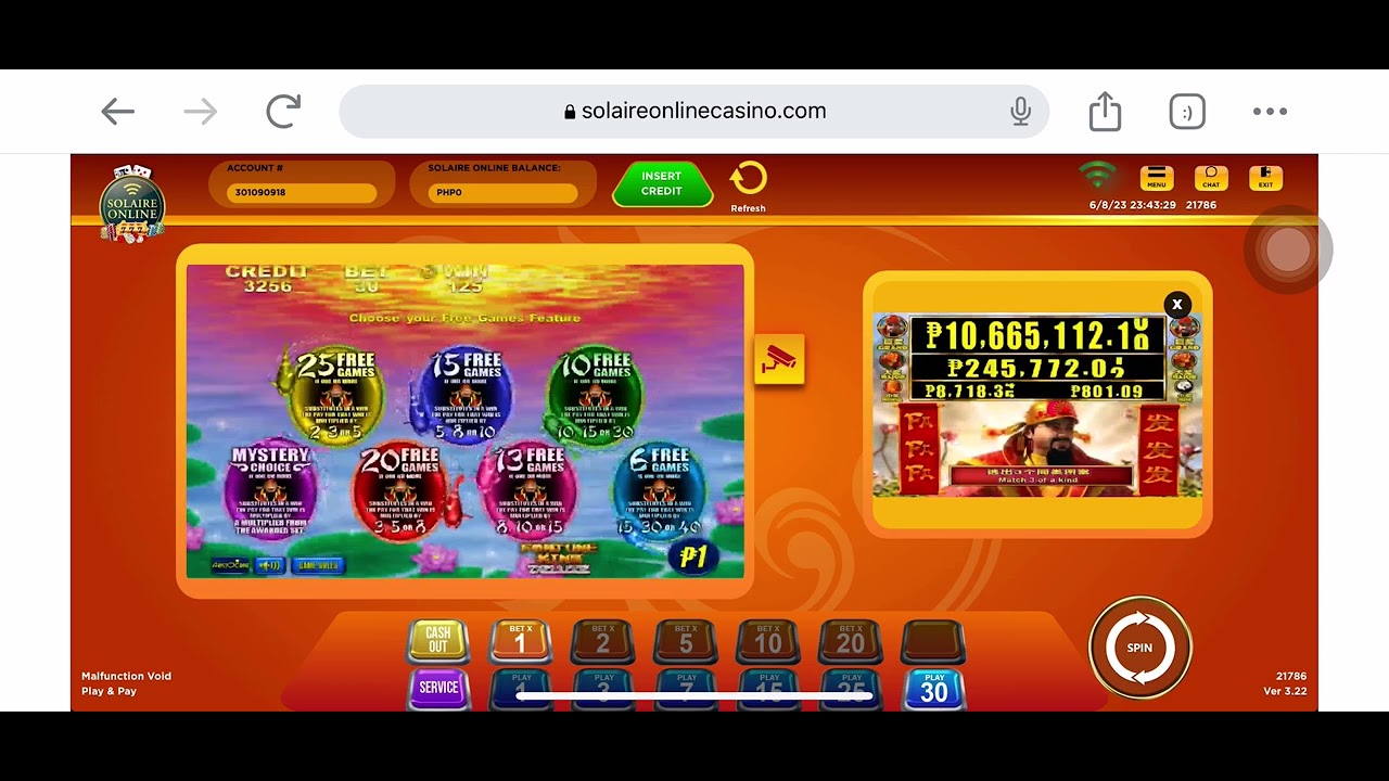 Fa Fa Fa Slot Win sa Solaire Online Casino