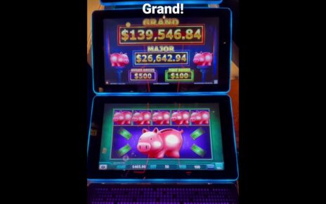 Full concealment piggy! Can we hit the GRAND? casino #slots #lockitlink #piggybankin #grandjackpot