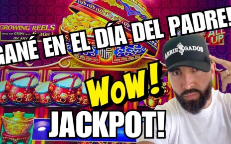 ? GANÉ UN JACKPOT POR EL DIA DEL PADRE EN EL CASINO !