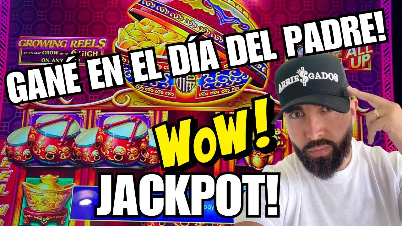 ? GANÉ UN JACKPOT POR EL DIA DEL PADRE EN EL CASINO !