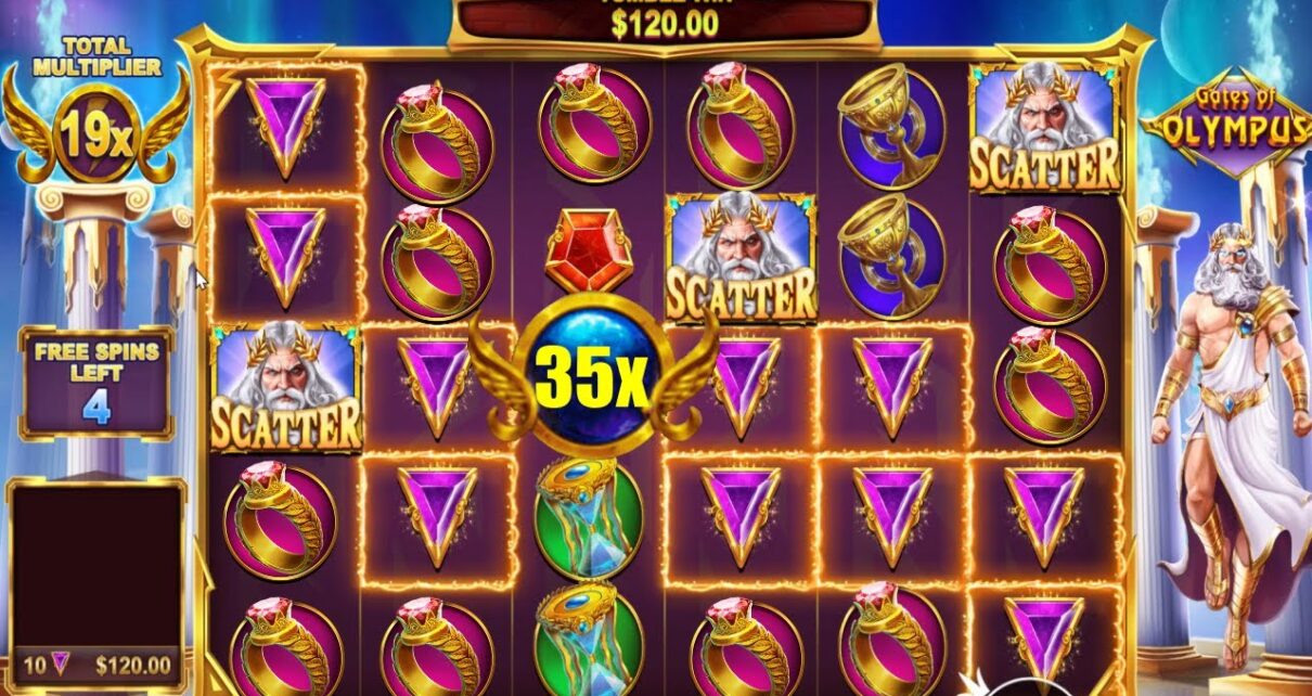 GATES OF OLYMPUS BIG WIN WITH RESPIN AND 35 MULTIPLIER - BONUS BUY ONLINE CASINO ONLINE SLOT