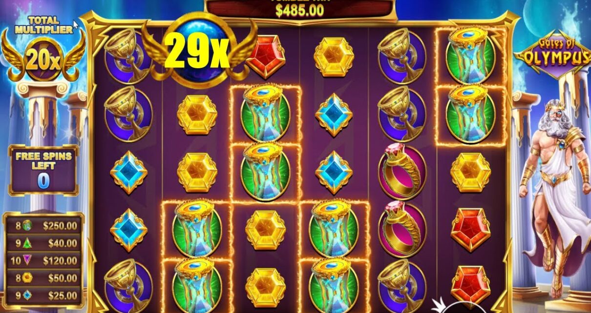 GATES OF OLYMPUS HIT HOURGLASSES WITH  29X MULTIPLIER BONUS BUY ONLINE CASINO ONLINE SLOT