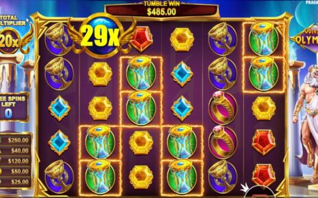 GATES OF OLYMPUS HIT HOURGLASSES WITH  29X MULTIPLIER BONUS BUY ONLINE CASINO ONLINE SLOT