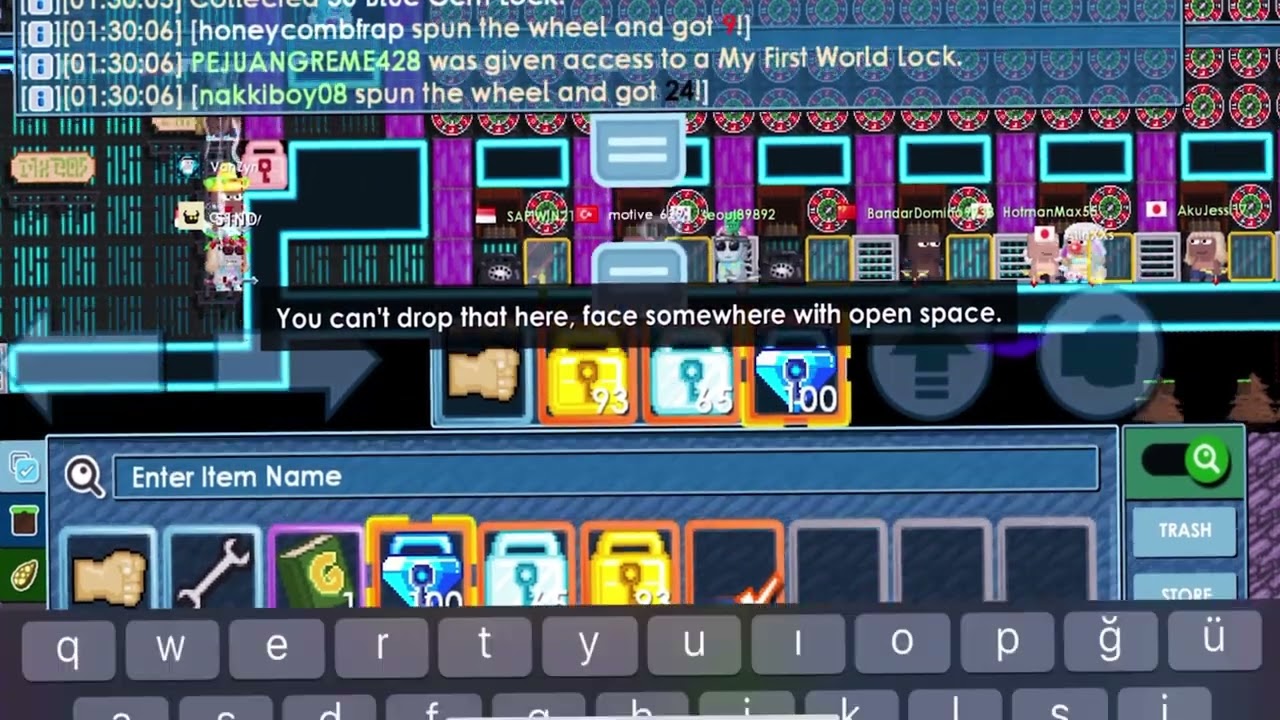 GROWTOPIA CASINO 50BGL TO 120BGL EPIC WIN -GROWTOPİA CASINO