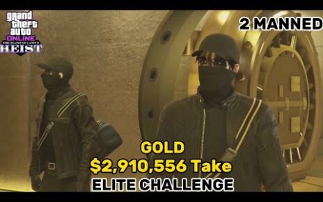 GTA Online Casino Heist: Stealing Gold ,910,556 | Silent and Sneaky (No Damage & Elite)