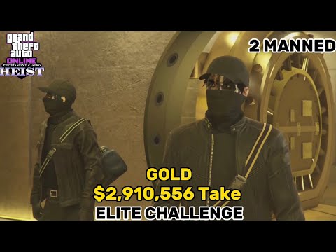 GTA Online Casino Heist: Stealing Gold ,910,556 | Silent and Sneaky (No Damage & Elite)