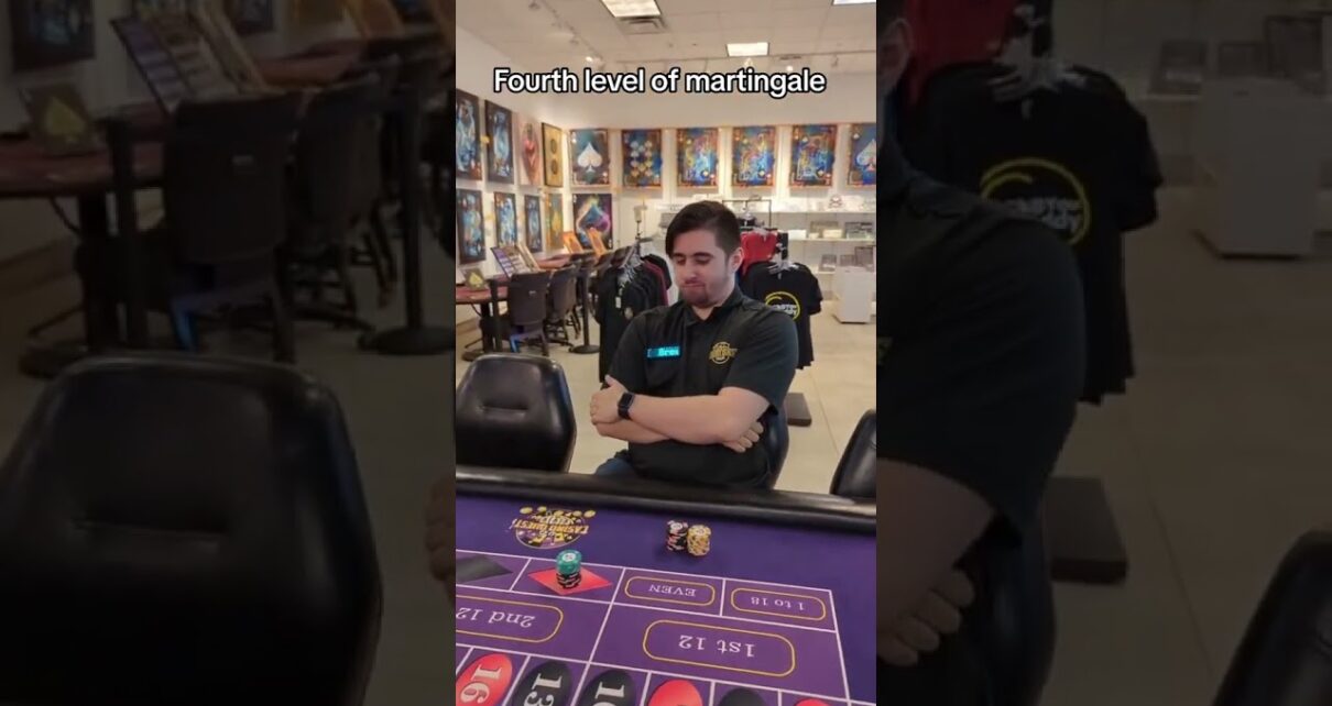 How it feels to martingale on Roulette
