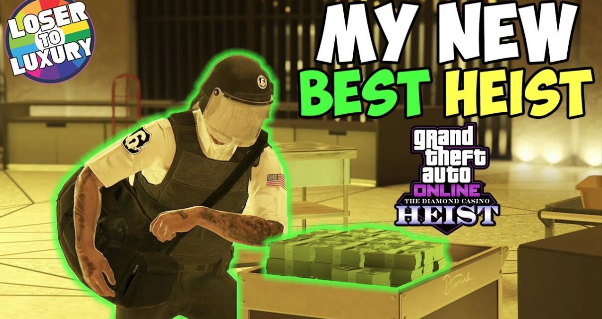 I Robbed the Diamond Casino in GTA 5 Online | GTA 5 Online Loser to Luxury EP 22