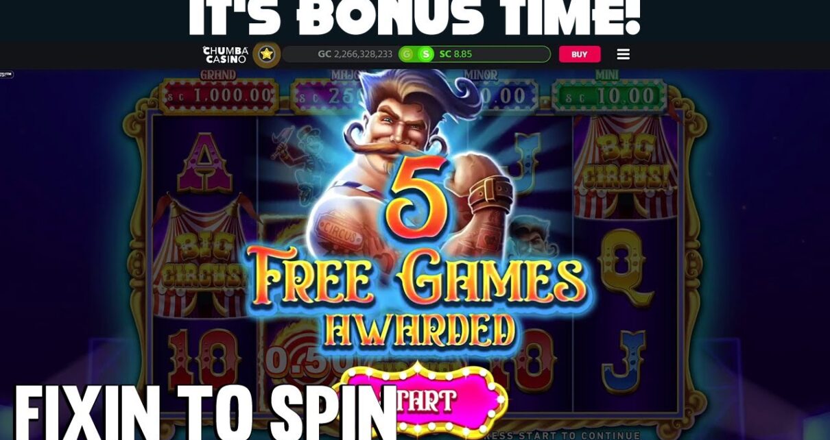 IT’S BONUS TIME!! ? on Chumba Casino