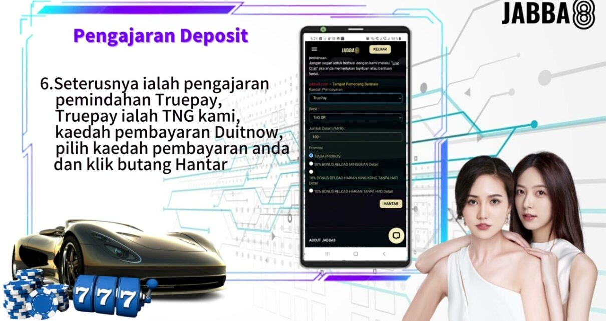Jabba8 Asia Online Casino Video Arahan Deposit