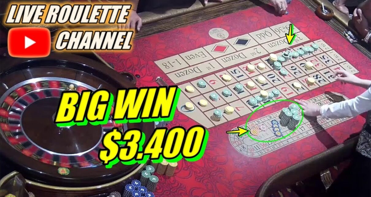 ?LIVE ROULETTE |? BIG WIN ?3.400 In Las Vegas Casino ? Hot High Bets Exclusive ✅ 2023-06-20