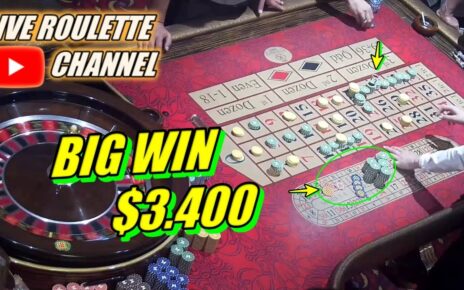 ?LIVE ROULETTE |? BIG WIN ?3.400 In Las Vegas Casino ? Hot High Bets Exclusive ✅ 2023-06-20