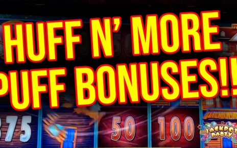 LIVESTREAM HIGHLIGHTS!! HUFF N’ to a greater extent than PUFF BONUSES FROM THE CASINO AND THE JACKPOT PARTY CASINO APP!!