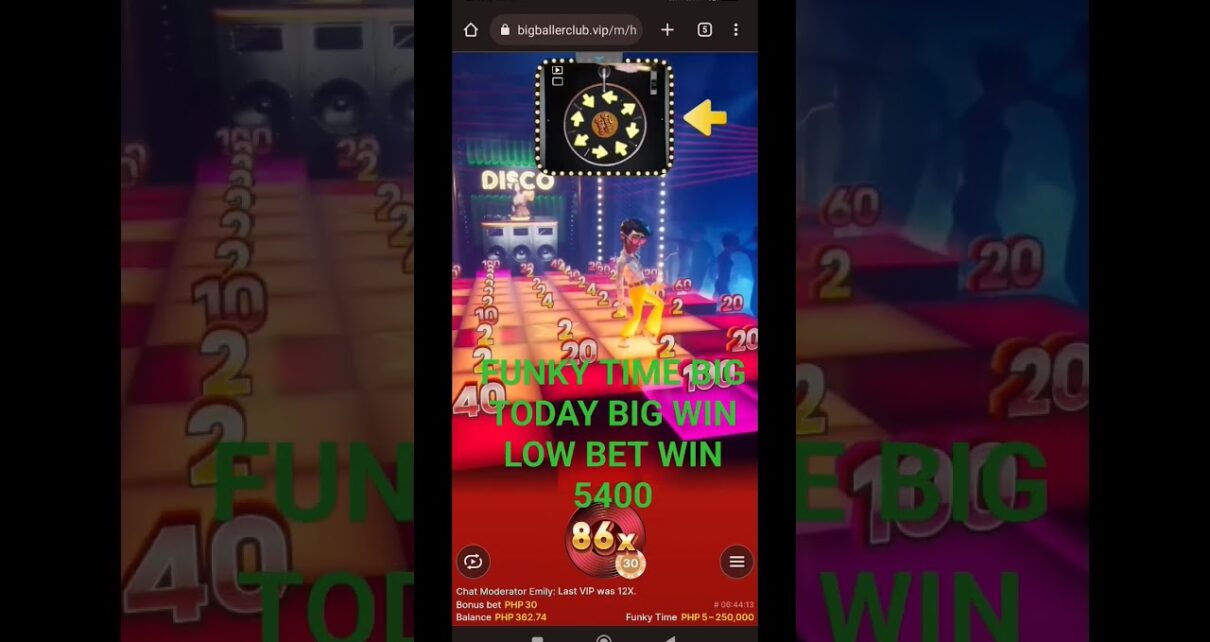 LOW BET WIN 5400 IN FUNKYTIME EVOLUTION ONLINE CASINO