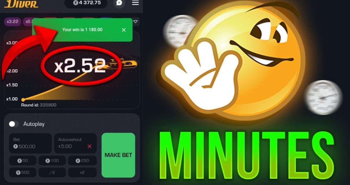 ? NEW Game DIVER – MOST Profitable Indian Gambling (GOT 20.000 Rs) | existent Money Gambling | TiViT Bet