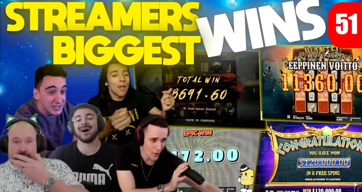 NEW TOP 5 STREAMERS BIGGEST WINS/2023